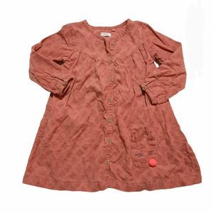 Next Girls Corduroy Bunny Dress 3/4